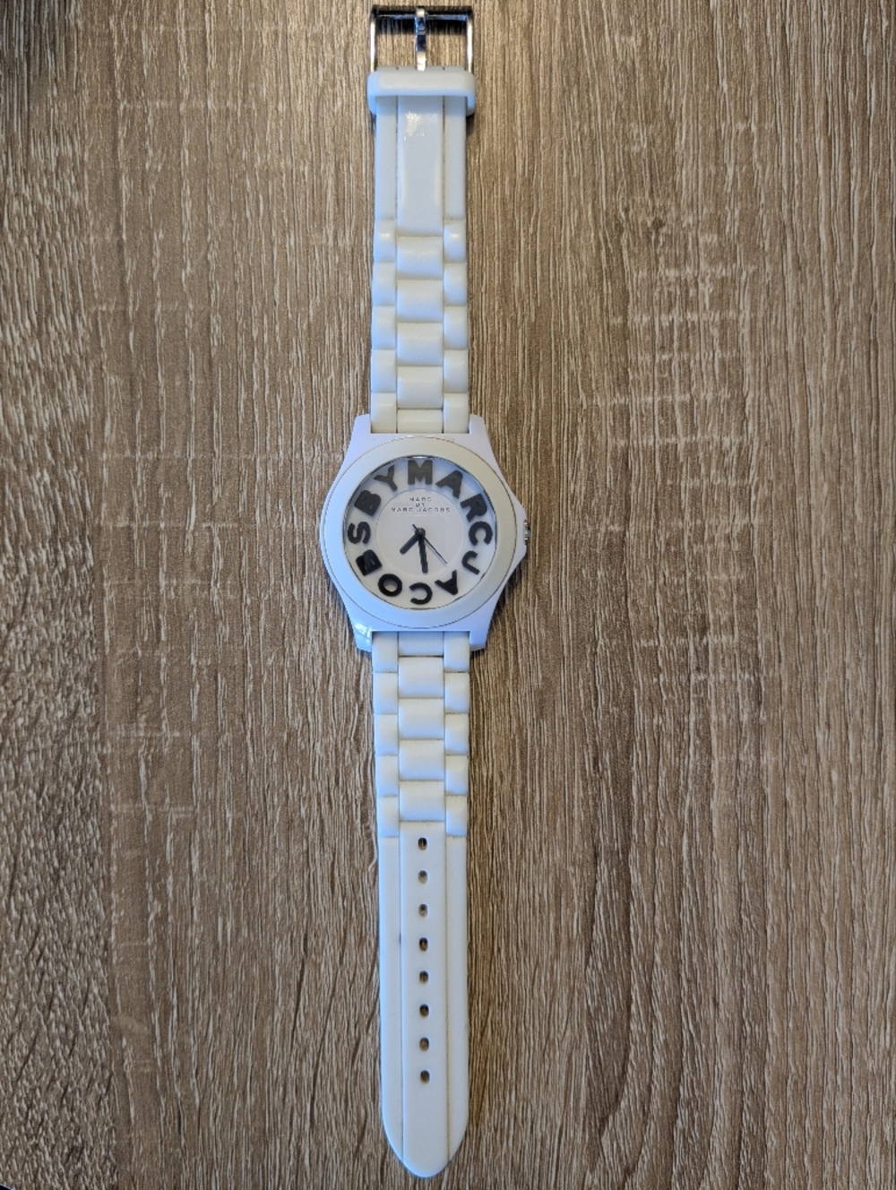 Marc Jacobs White Rubber Watch